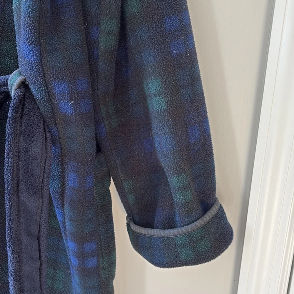 J. Crew Vintage Fleece Scotch Plaid Robe